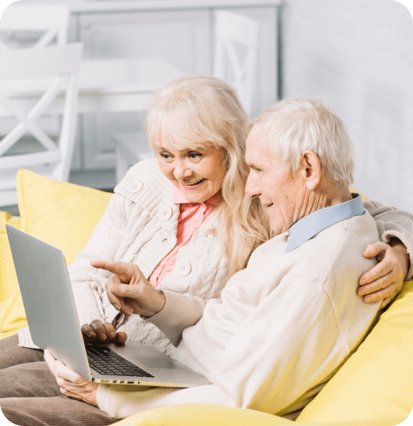 Pedido rápido y fácil en el ordenador